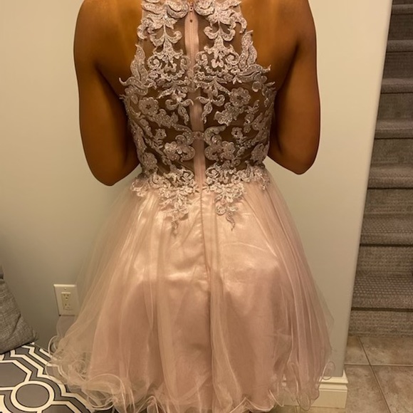 Pink Grad Dress - Picture 2 of 2